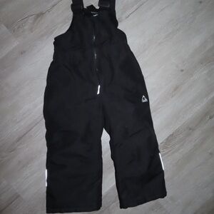 Kids Black Snow Bib 3t
